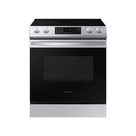 Samsung 6.3 Cu. Ft. Electric Slide-in Range with Air Fry and Convection Oven NE63BG8315SSAA